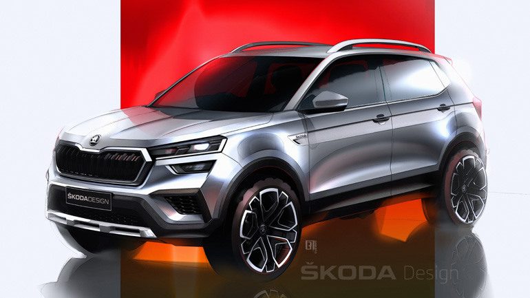 Τα πρώτα σκίτσα του νέου μικρού crossover της Skoda